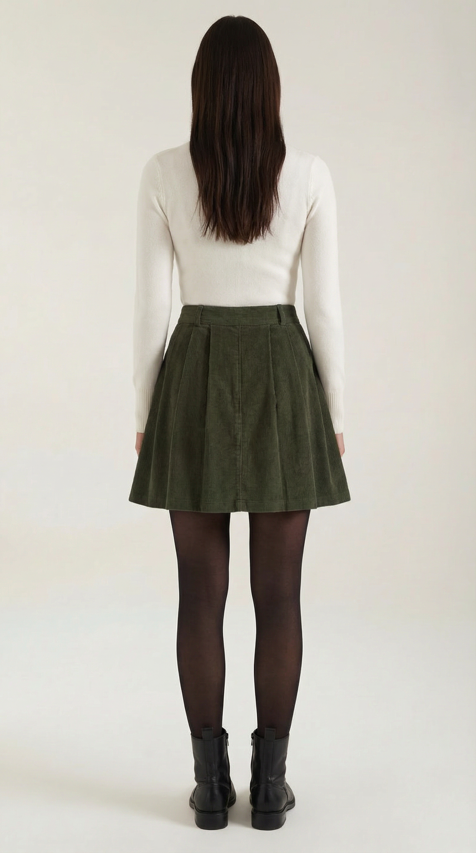 Pleated Skirt A-Line Fit-Skirts-Laventaire-Laventaire