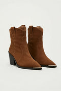 Pointed Toe Cowboy Boots-footwear > boots > cowboy boots-Laventaire-Laventaire