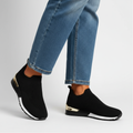 Pointed Toe Sneakers-footwear > sneakers-Laventaire-Black-35-Laventaire