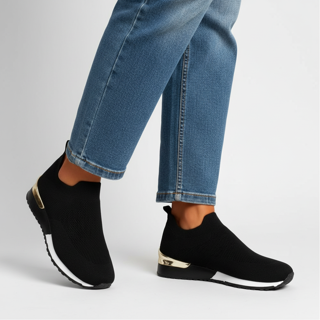 Pointed Toe Sneakers-footwear > sneakers-Laventaire-Black-35-Laventaire