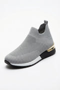 Pointed Toe Sneakers-footwear > sneakers-Laventaire-Gray-35-Laventaire