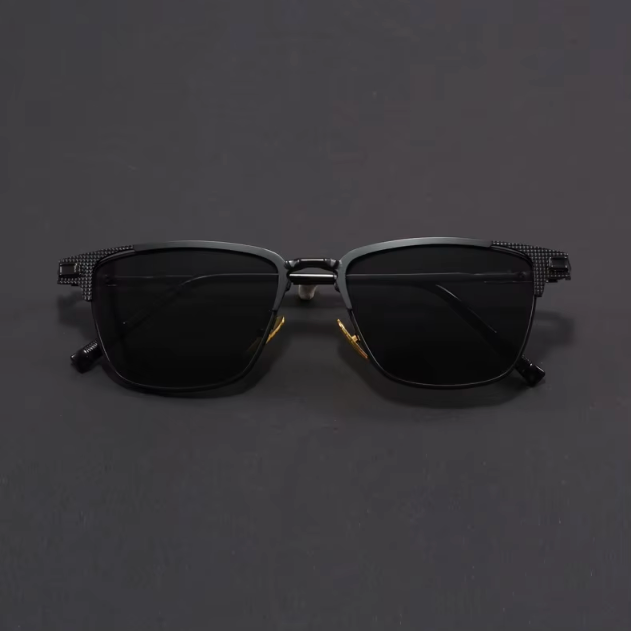 Polarized Half-Frame Sunglasses-accessories > eyewear > sunglasses-Laventaire-Laventaire