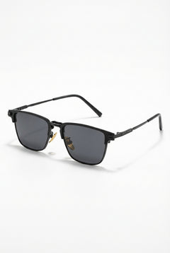 Polarized Half-Frame Sunglasses-accessories > eyewear > sunglasses-Laventaire-Black-One size-Laventaire