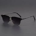 Polarized Half-Frame Sunglasses-accessories > eyewear > sunglasses-Laventaire-Gray-One size-Laventaire