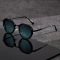 Polygonal Tinted Sunglasses-accessories > eyewear > glasses-Laventaire-Laventaire