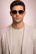 Polygonal Tinted Sunglasses-accessories > eyewear > glasses-Laventaire-Laventaire