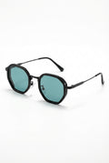 Polygonal Tinted Sunglasses-accessories > eyewear > glasses-Laventaire-Blue-One size-Laventaire