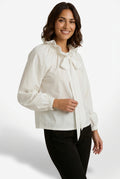 Puff Sleeve Blouse Top-tops > blouses-Laventaire-Laventaire