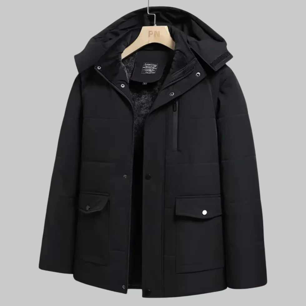 Puffer Winter Jacket-outerwear > jackets > winter jackets-Laventaire-Laventaire