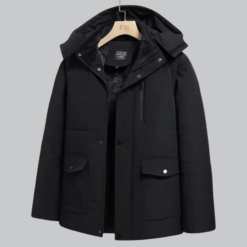Puffer Winter Jacket-outerwear > jackets > winter jackets-Laventaire-Laventaire