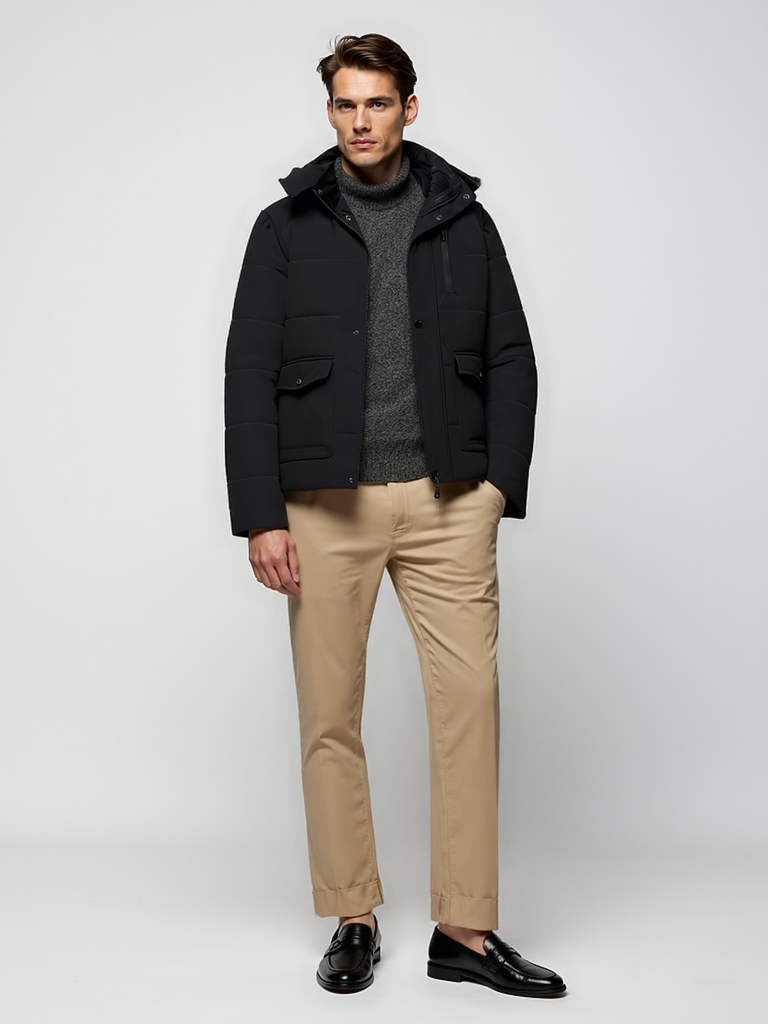 Puffer Winter Jacket-outerwear > jackets > winter jackets-Laventaire-Laventaire