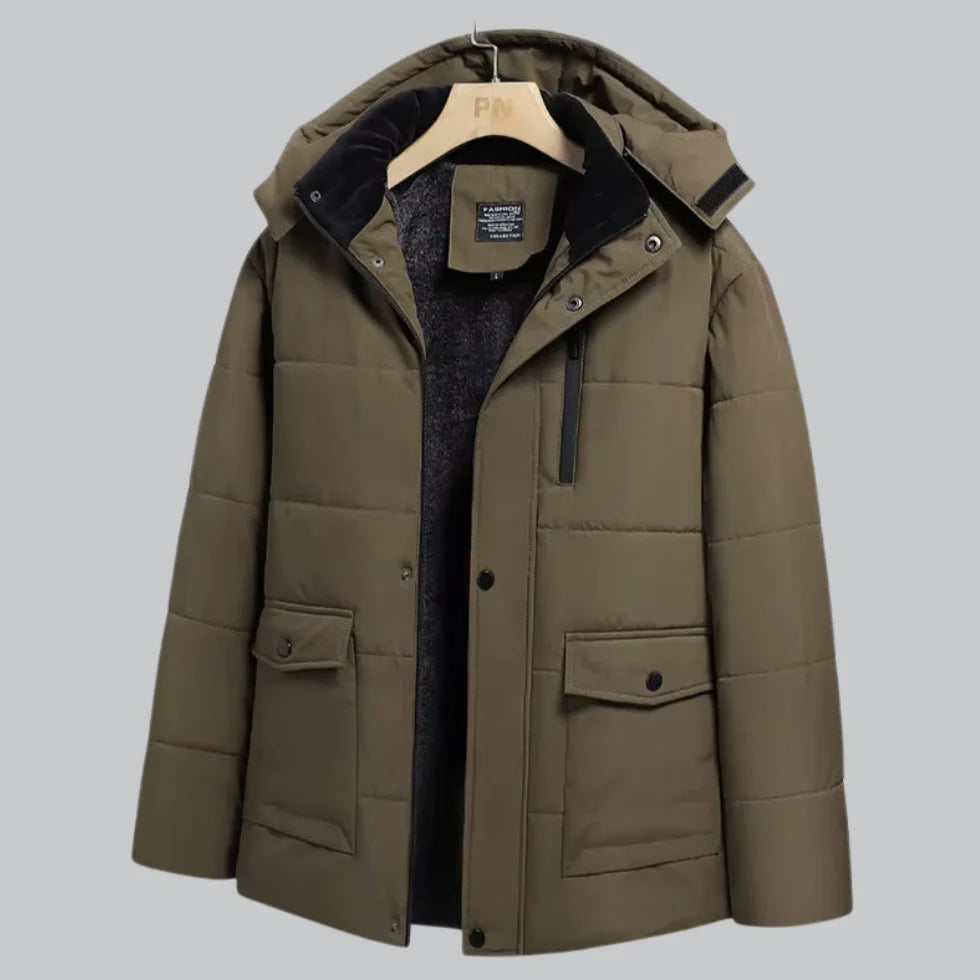 Puffer Winter Jacket-outerwear > jackets > winter jackets-Laventaire-Laventaire