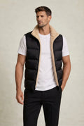 Quilted Puffer Vest-outerwear > vests > puffer vests-Laventaire-Laventaire