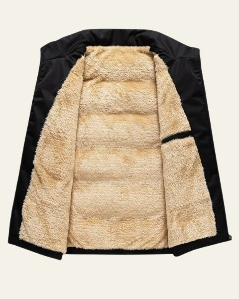 Quilted Puffer Vest-outerwear > vests > puffer vests-Laventaire-Laventaire