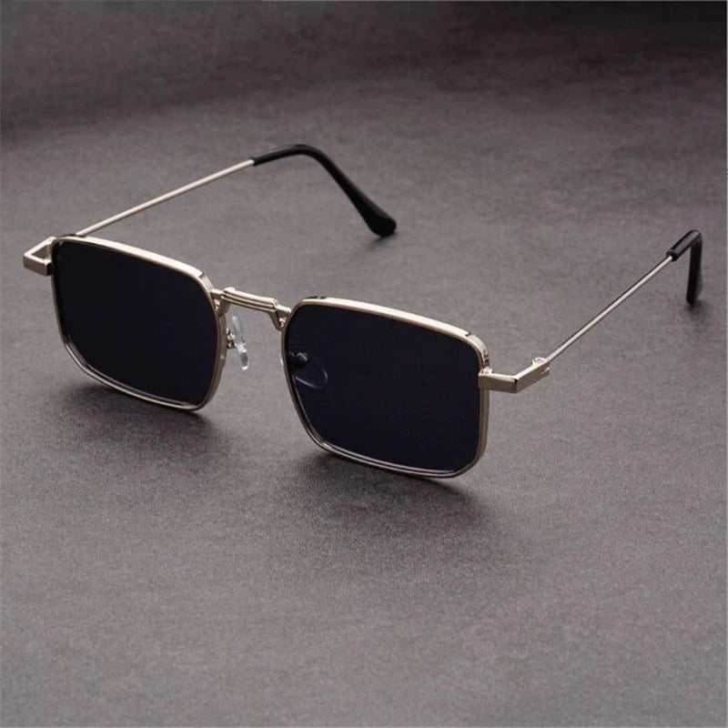 Rectangular Retro Sunglasses-accessories > sunglasses-Laventaire-Laventaire