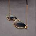 Rectangular Retro Sunglasses-accessories > sunglasses-Laventaire-Laventaire