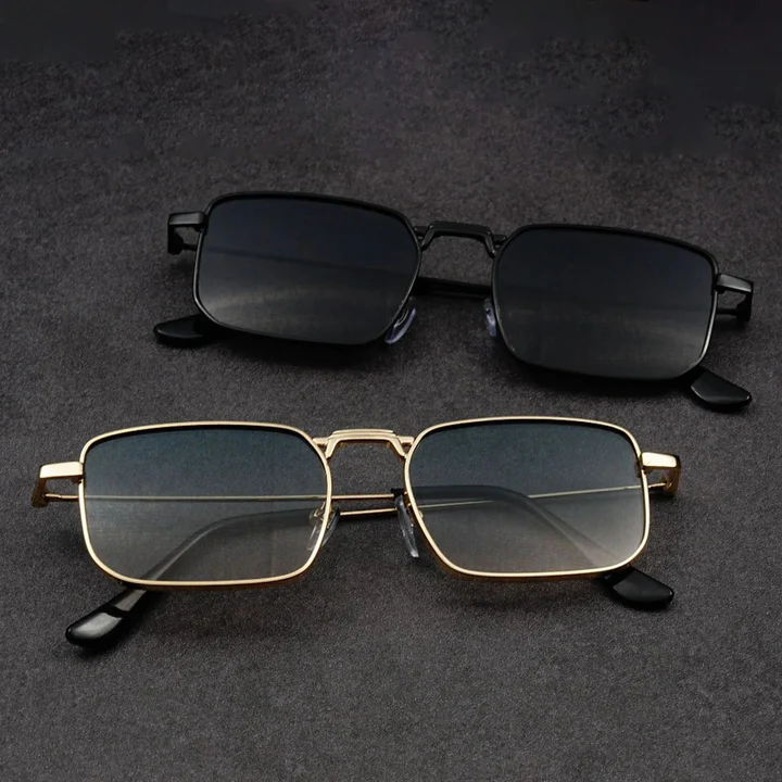 Rectangular Retro Sunglasses-accessories > sunglasses-Laventaire-Laventaire