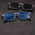Rectangular Retro Sunglasses-accessories > sunglasses-Laventaire-Laventaire