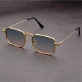 Rectangular Retro Sunglasses-accessories > sunglasses-Laventaire-Gray-One size-Laventaire