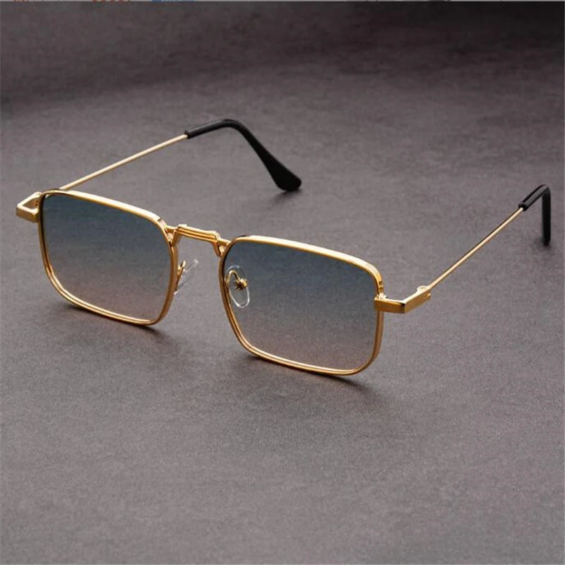 Rectangular Retro Sunglasses-accessories > sunglasses-Laventaire-Gray-One size-Laventaire