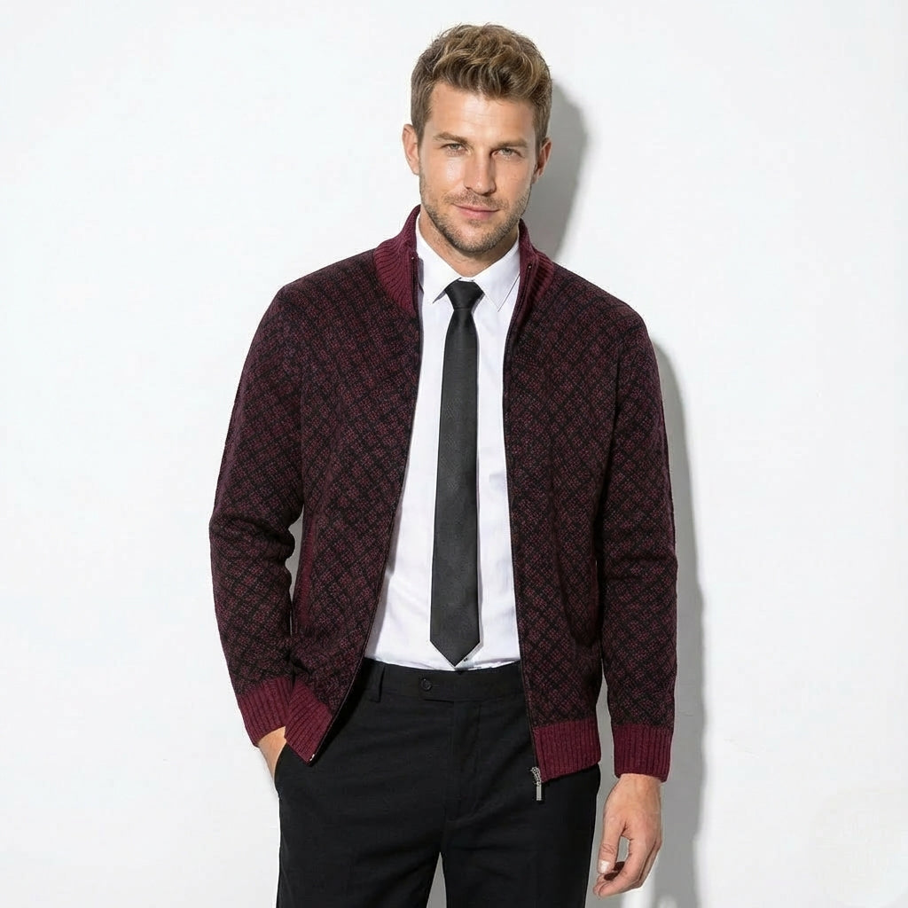 Regular Fit Cardigan-men's outerwear > cardigan-Laventaire-Laventaire