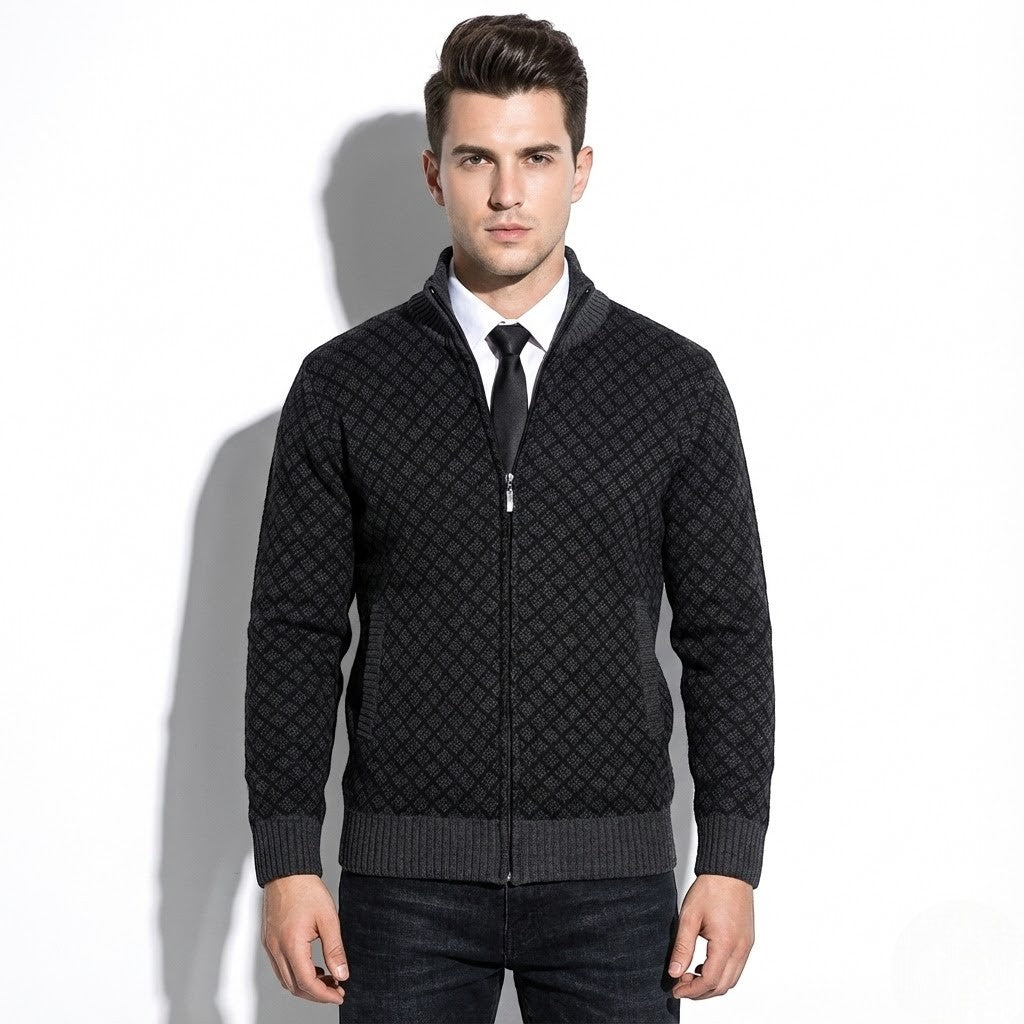 Regular Fit Cardigan-men's outerwear > cardigan-Laventaire-Laventaire