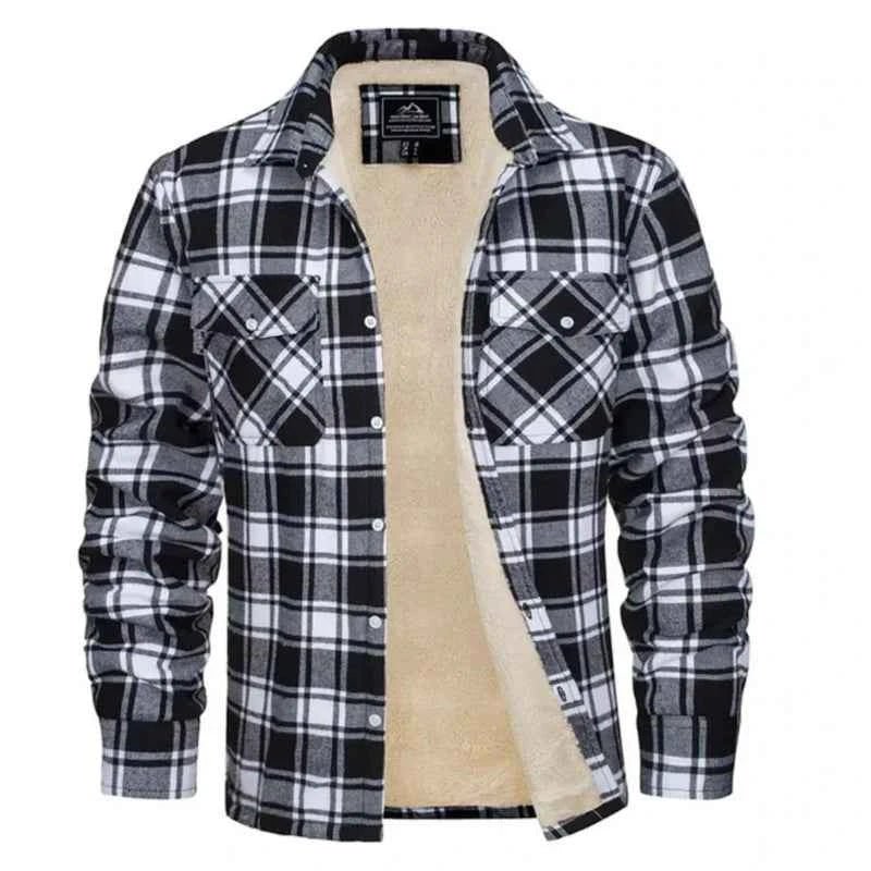 Regular Fit Checkered Jacket-jackets > checkered jacket-Laventaire-Laventaire