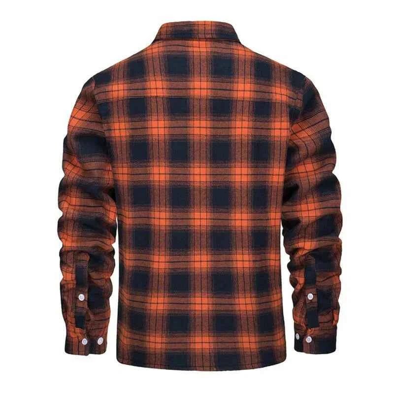Regular Fit Checkered Jacket-jackets > checkered jacket-Laventaire-Laventaire