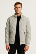 Regular Fit Winter Jacket-jackets > quilted jacket-Laventaire-Laventaire