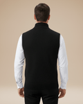 Regular Fit Zip Vest-menswear > vests > knitted vests-Laventaire-Laventaire