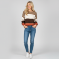Relaxed Color Block Sweater-sweaters > relaxed fit sweater-Laventaire-Laventaire