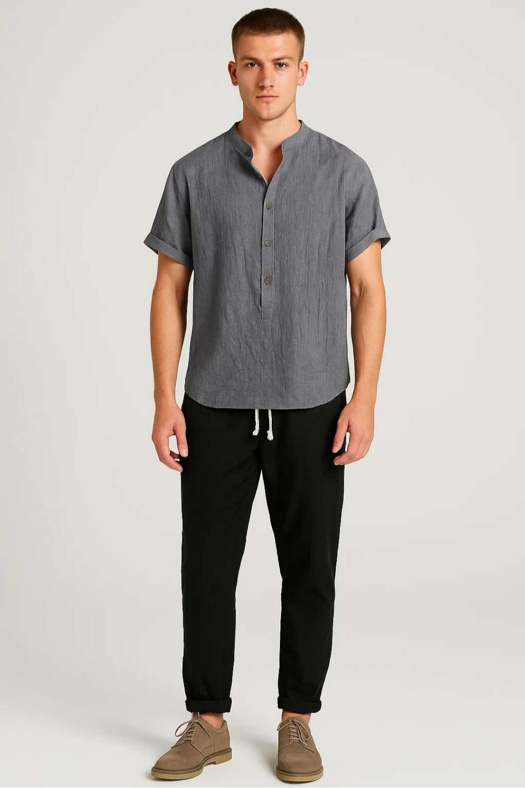 Relaxed Fit Casual Set-sets > casual sets-Laventaire-Laventaire
