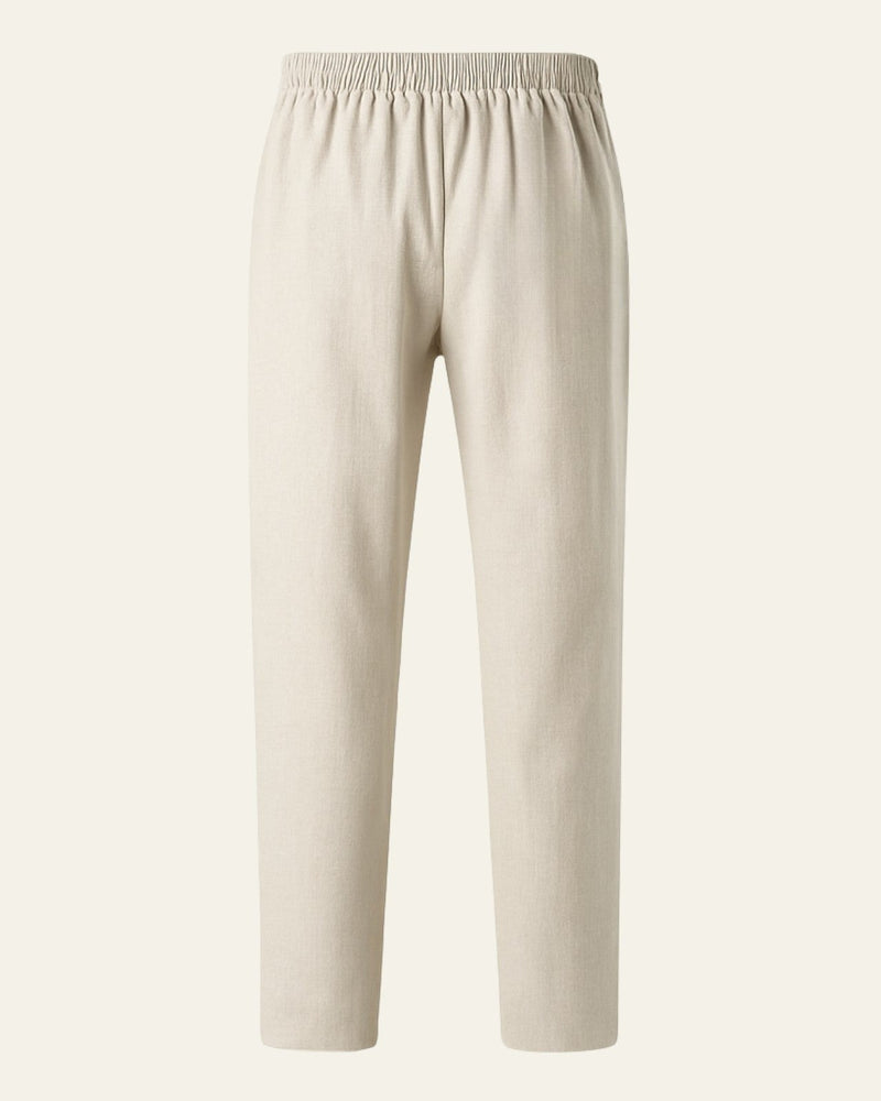 Relaxed Fit Casual Trousers-trousers > casual trousers-Laventaire-Laventaire