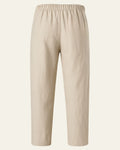 Relaxed Fit Casual Trousers-trousers > casual trousers-Laventaire-Laventaire