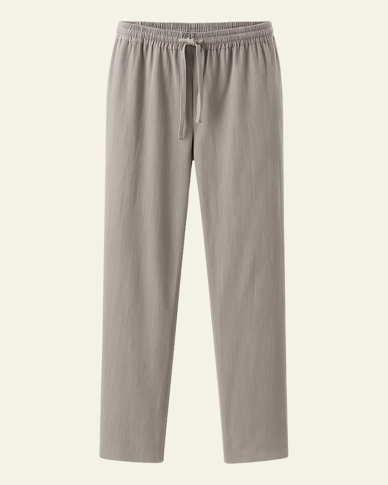 Relaxed Fit Casual Trousers-trousers > casual trousers-Laventaire-Gray-S-Laventaire