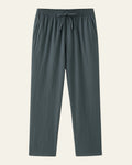 Relaxed Fit Casual Trousers-trousers > casual trousers-Laventaire-Steel Grey-S-Laventaire