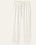 Relaxed Fit Casual Trousers-trousers > casual trousers-Laventaire-White-S-Laventaire