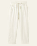 Relaxed Fit Casual Trousers-trousers > casual trousers-Laventaire-White-S-Laventaire