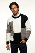 Relaxed Fit Crewneck Sweater-sweaters > crewneck sweater-Laventaire-Laventaire