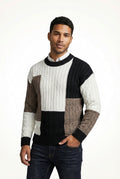 Relaxed Fit Crewneck Sweater-sweaters > crewneck sweater-Laventaire-Laventaire