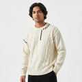 Relaxed Fit Crewneck Sweater-sweaters > crewneck sweater-Laventaire-Laventaire