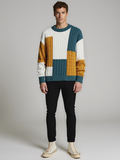 Relaxed Fit Crewneck Sweater-sweaters > crewneck sweater-Laventaire-Laventaire
