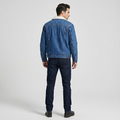 Relaxed Fit Denim Jacket-outerwear > jackets > denim jackets-Laventaire-Laventaire