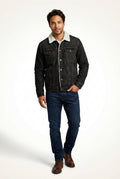 Relaxed Fit Denim Jacket-outerwear > jackets > denim jackets-Laventaire-Laventaire