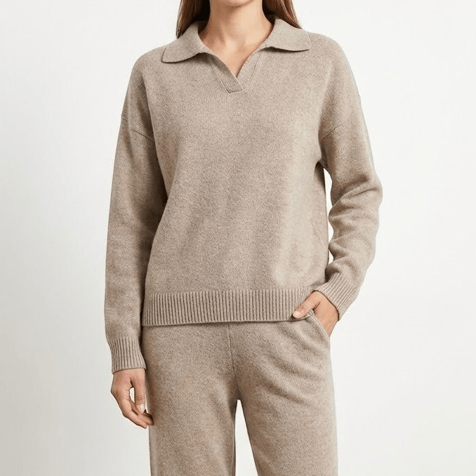 Relaxed Fit Leisure Set-leisurewear > leisure set-Laventaire-Laventaire