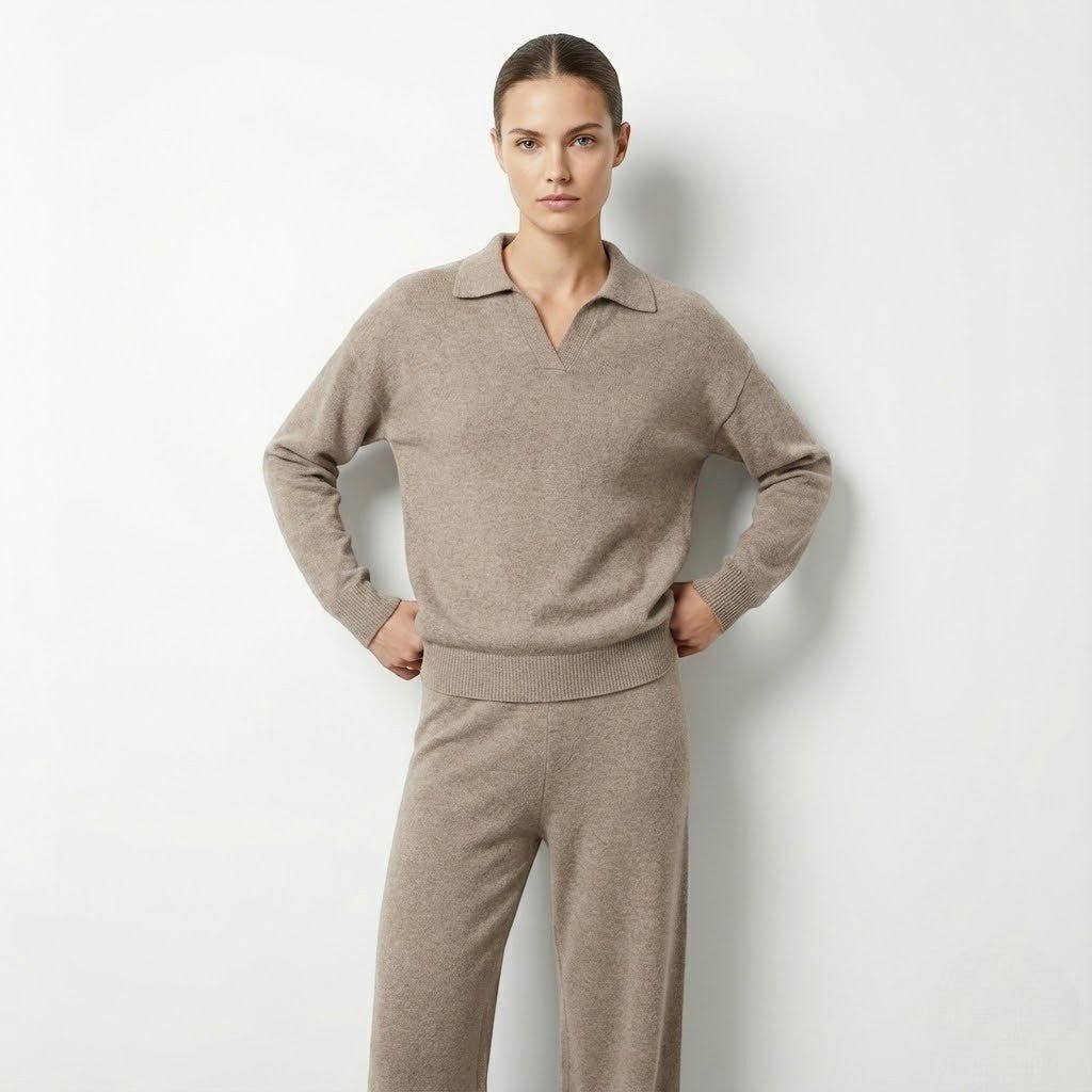 Relaxed Fit Leisure Set-leisurewear > leisure set-Laventaire-Laventaire