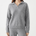 Relaxed Fit Leisure Set-leisurewear > leisure set-Laventaire-Gray-XS-Laventaire