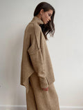Relaxed Fit Lounge Set-loungewear > lounge set-Laventaire-Laventaire