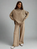Relaxed Fit Lounge Set-loungewear > lounge set-Laventaire-Laventaire