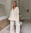 Relaxed Fit Pajama Set-loungewear > pajama set-Laventaire-Laventaire